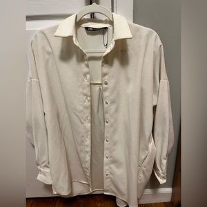 Zara corduroy button down